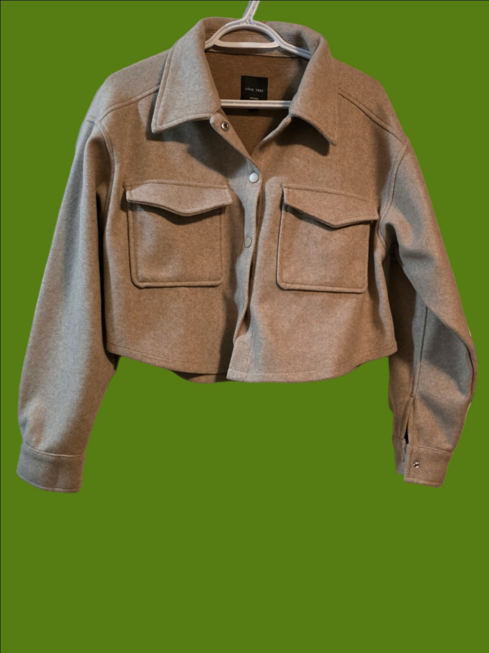 4/$97 Deal! Love Tree Cropped Jacket
